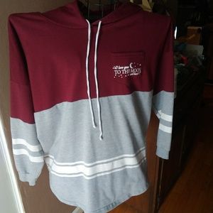 Cute I love you hooded shirt